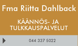 Fma Riitta Dahlback